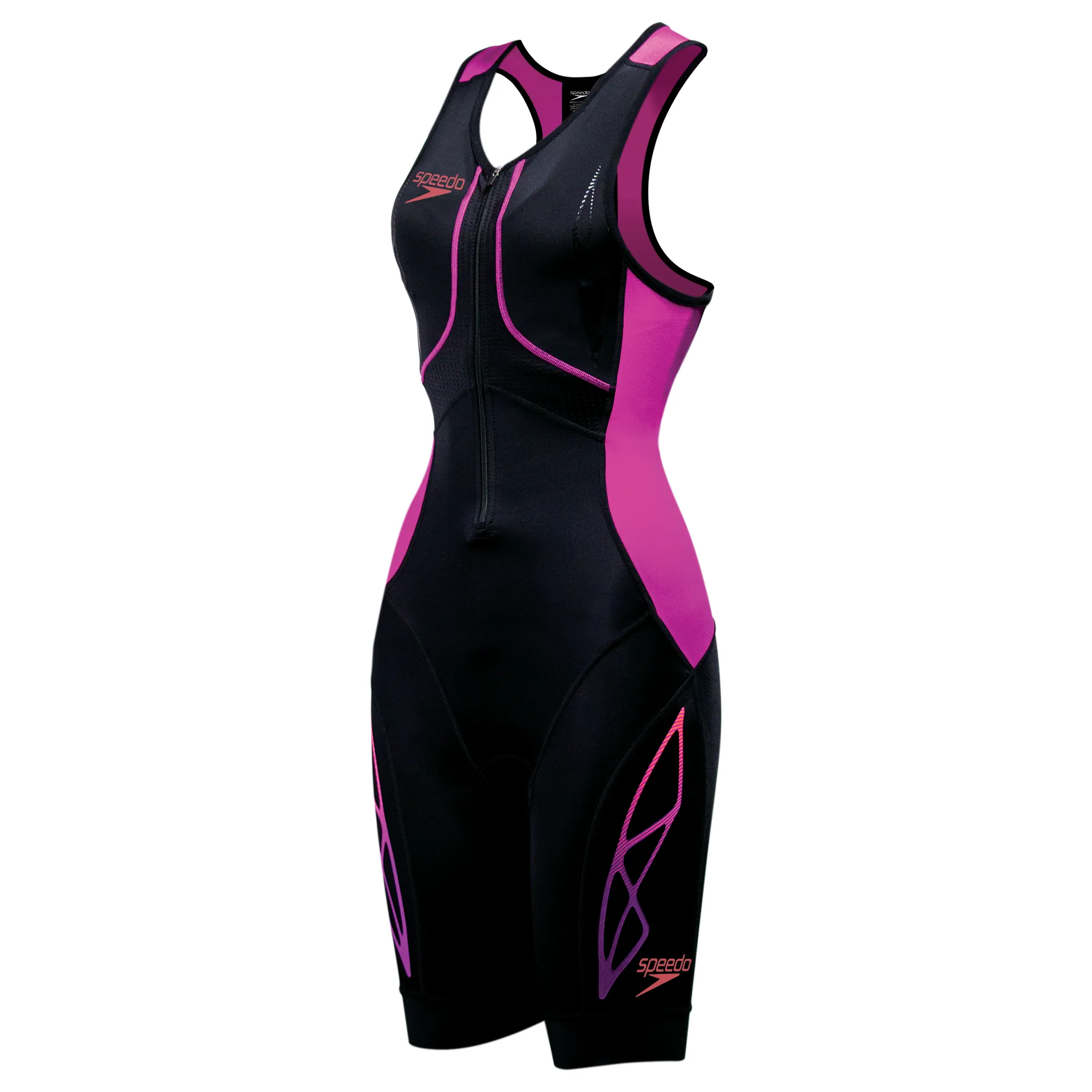 Traje de Neopreno Mujer Speedo Fastskin Xenon Triwear Negro/Fucsia