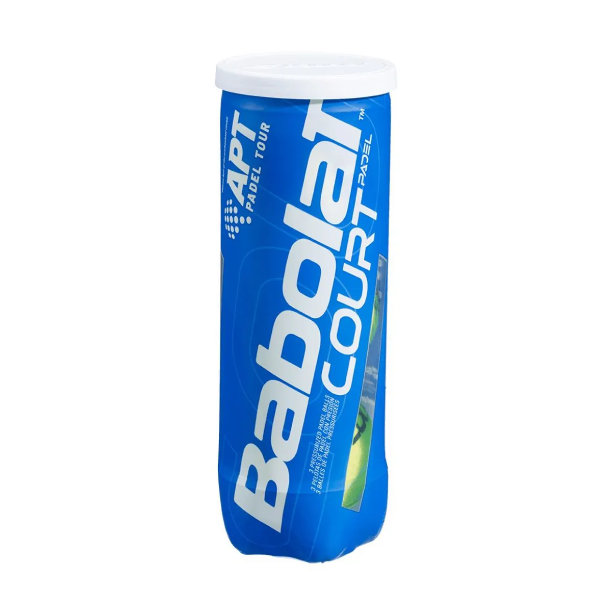 Tubo de Pelotas Tenis Babolat Ball Court X3 Caucho