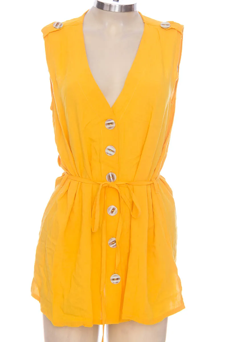 Vestido / Enterizo color Amarillo - Le Greeny