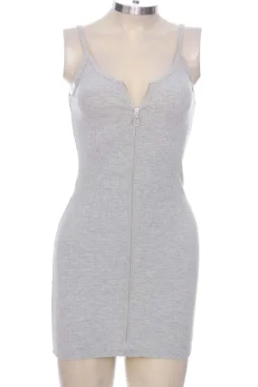 Vestido / Enterizo color Gris - Bershka